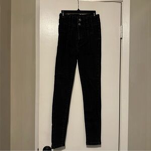We the Free black high waisted skinny jeans size 26